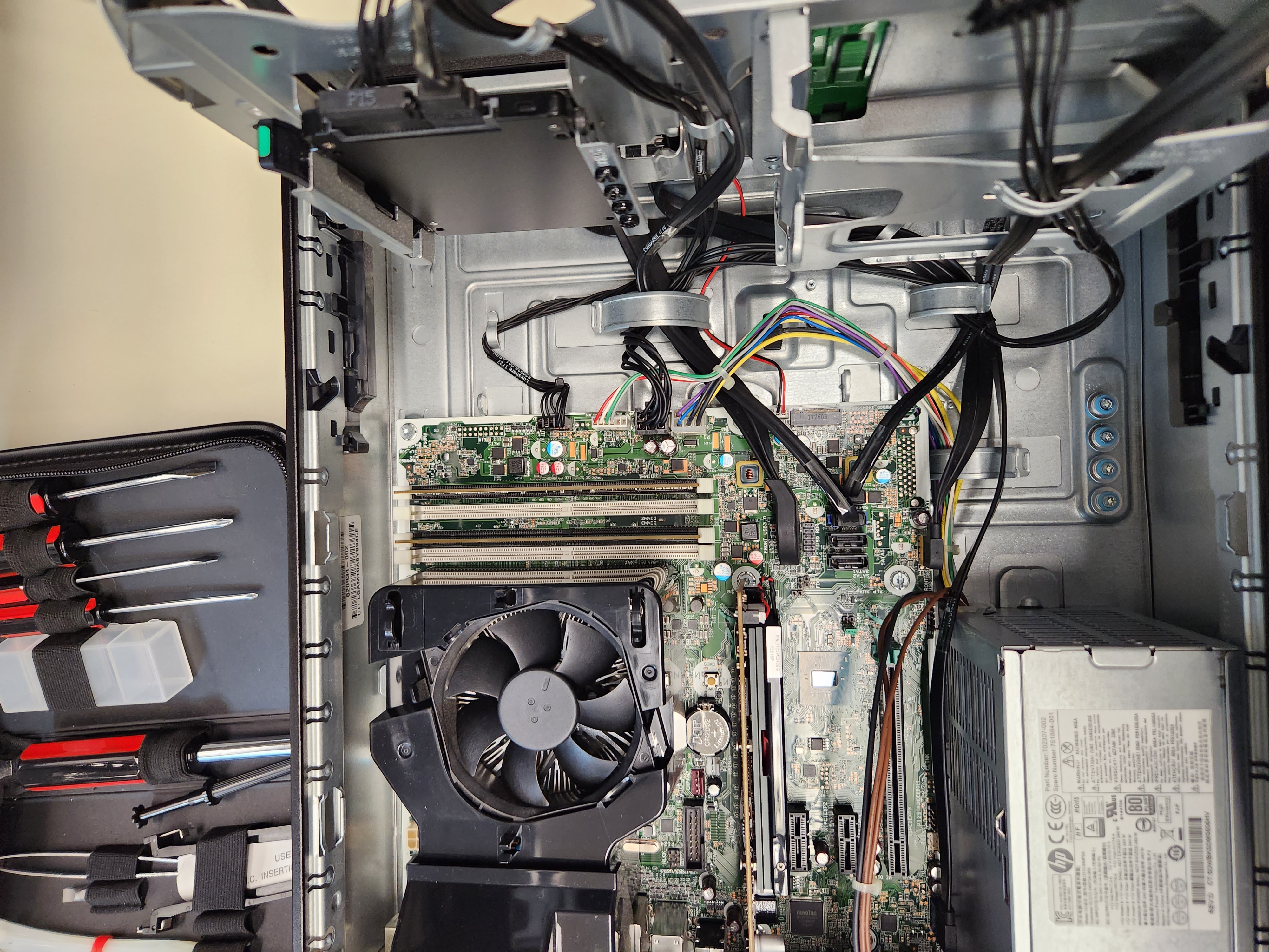 Inside Computer Case