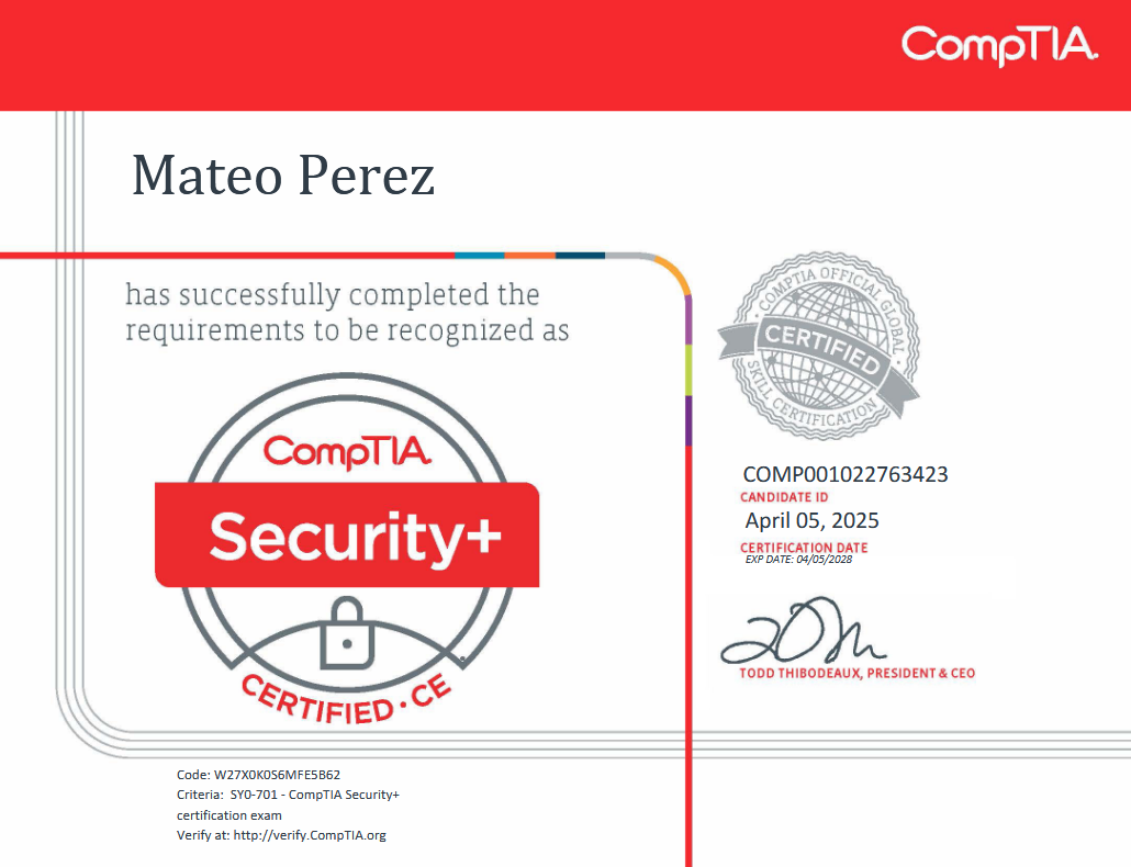 Security Certification