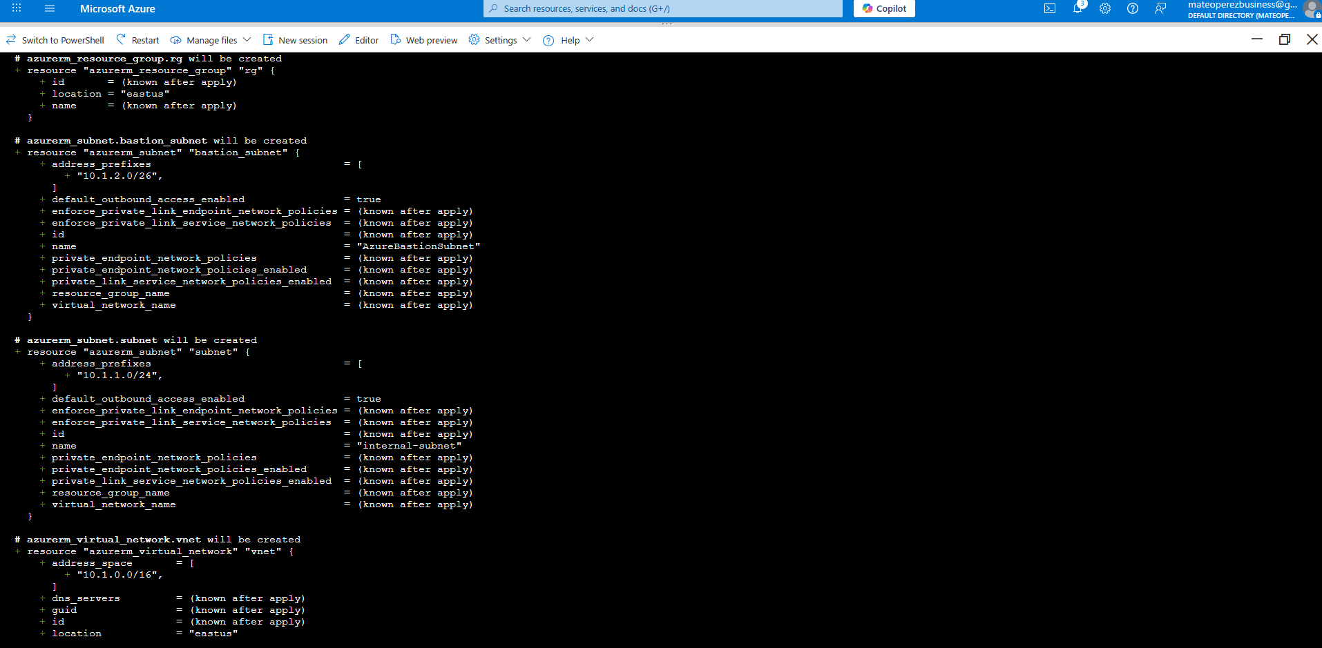 Terraform deployment