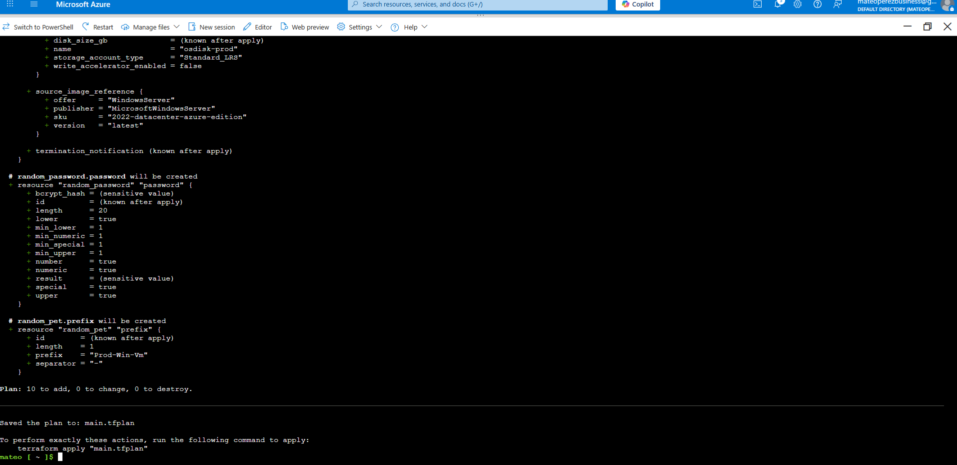 Terraform deployment